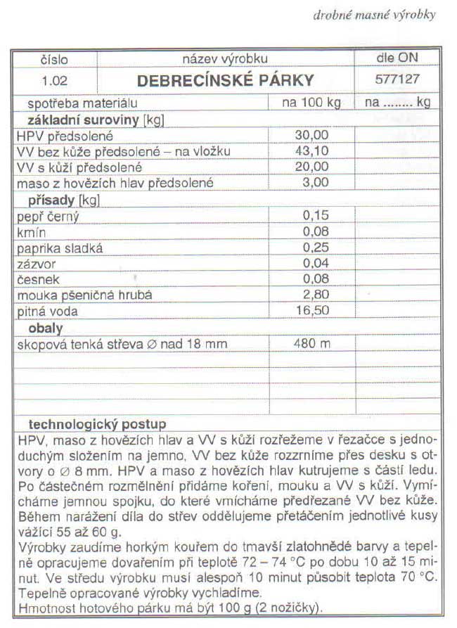 Norma - Debrecínske párky